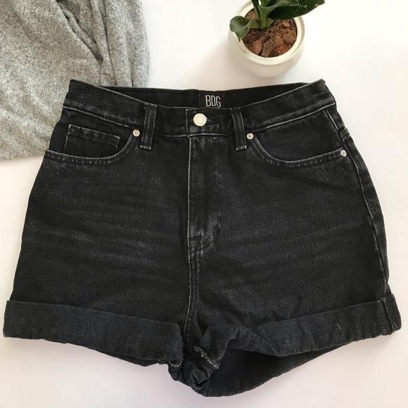 Urban Outfitters Pants - Black Denim Urban Outfitters Mom Shorts